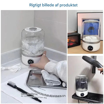 Aldrig mere håndvask! Din transportable mini vaskemaskine til undertøj